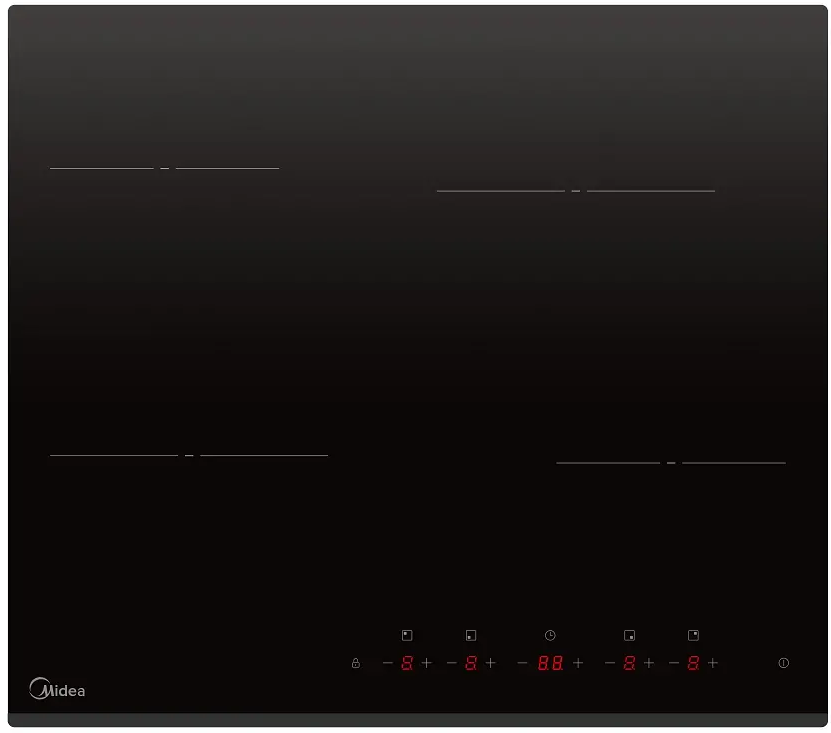 Фото товара: Midea MCH64203F стеклокерамическая поверхность