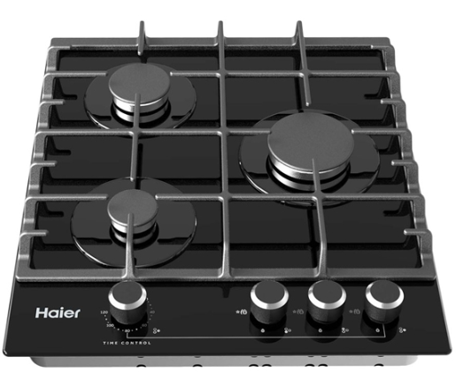 Haier HHX-G53CNMB Детальное фото товара: Haier HHX-G53CNMB газовая поверхность