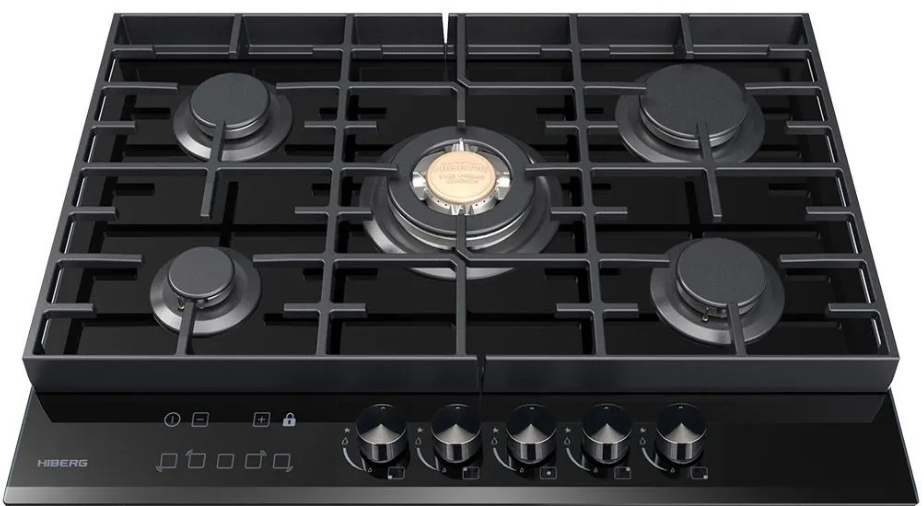 HIBERG VM 7155 B Фото товара: HIBERG VM 7155 B газовая поверхность