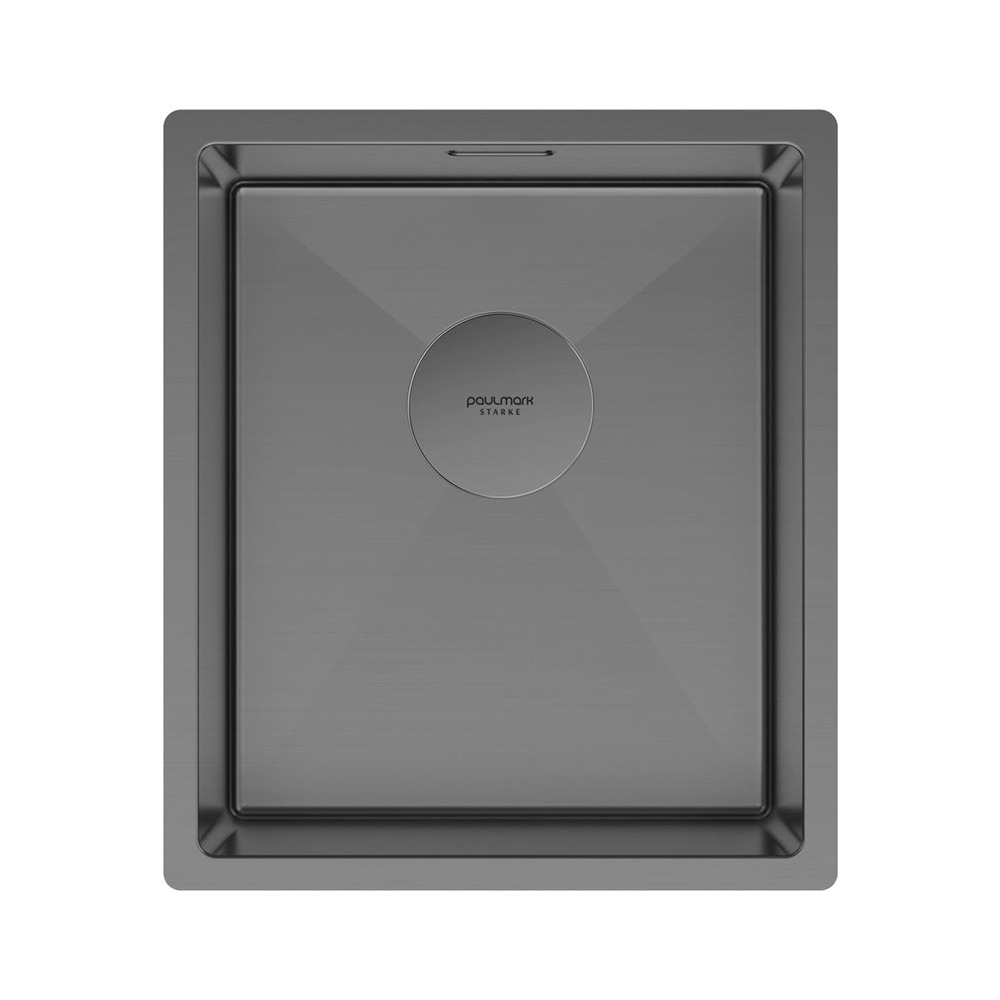 Детальное фото товара: Paulmark NEXT 38 UNI, мойка, нержавеющая сталь, вороненая сталь