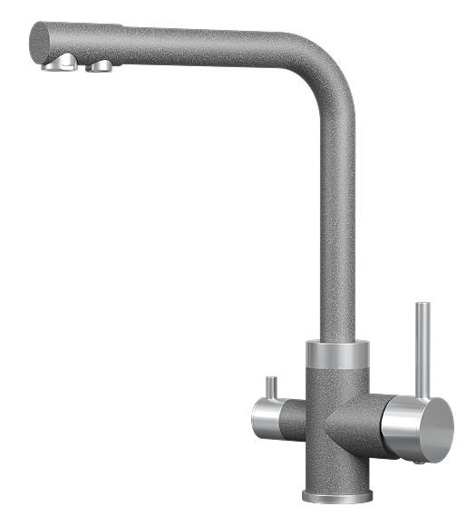 Фото товара: GRANULA 5015 смеситель, нержавеющая сталь, графит