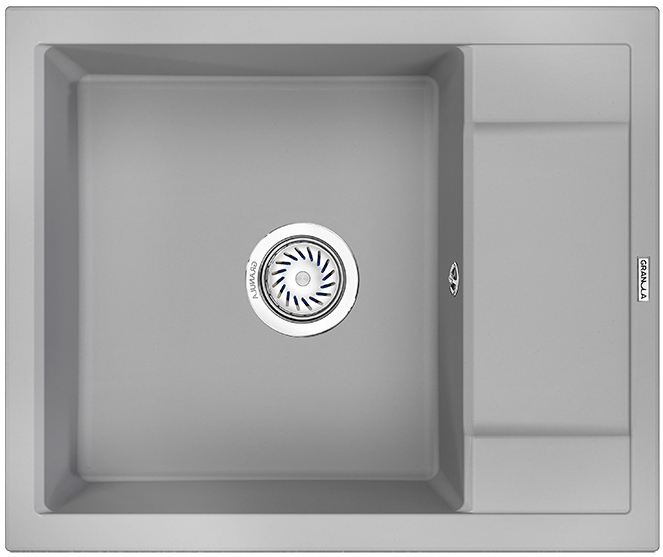 Фото товара: GRANULA 6002 мойка, гранит, алюминиум