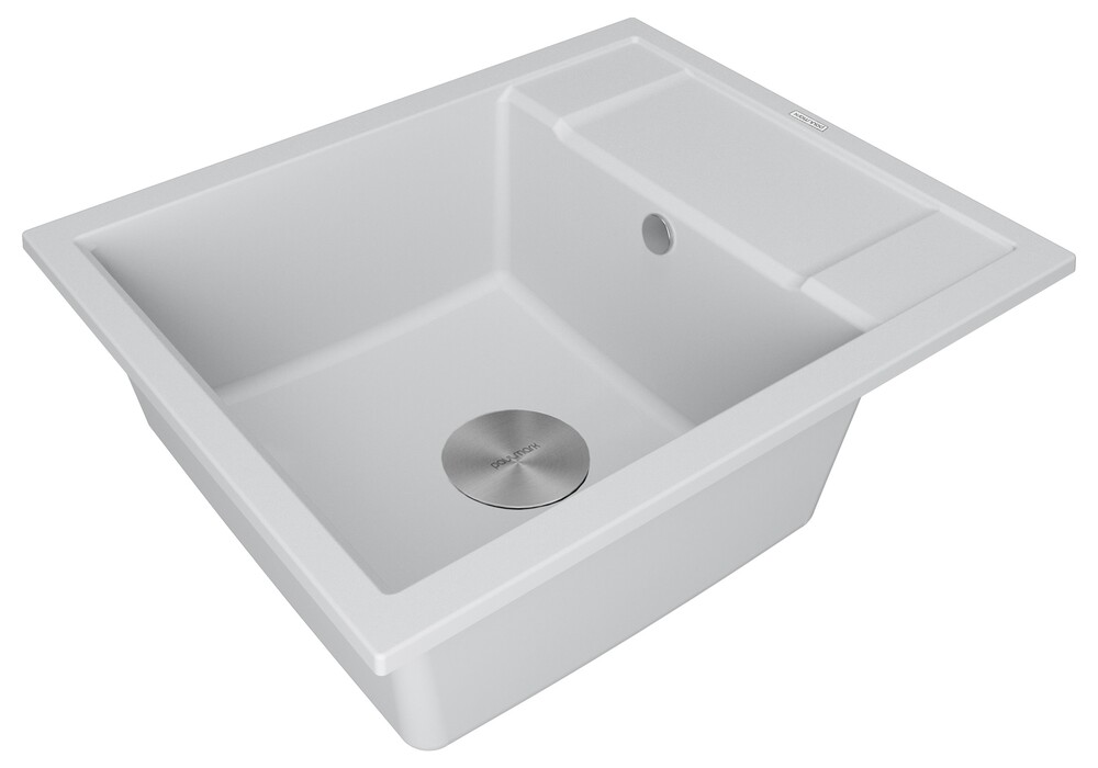 Детальное фото товара: Paulmark FLUGEN 50-600, мойка, гранит, белый