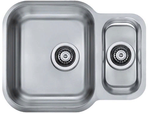 Фото товара: ALVEUS DUO 70 SAT-90, мойка, нержавеющая сталь сатин (в комплекте с сифоном 1127257)
