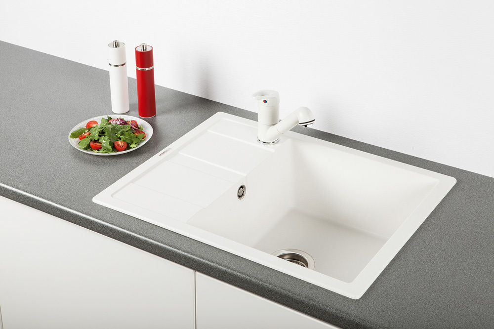 Детальное фото товара: Schock Optima 50D, мойка, гранит, эверест