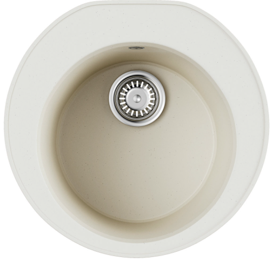 Фото товара: Omoikiri Miya 50R WH, мойка, гранит, белый