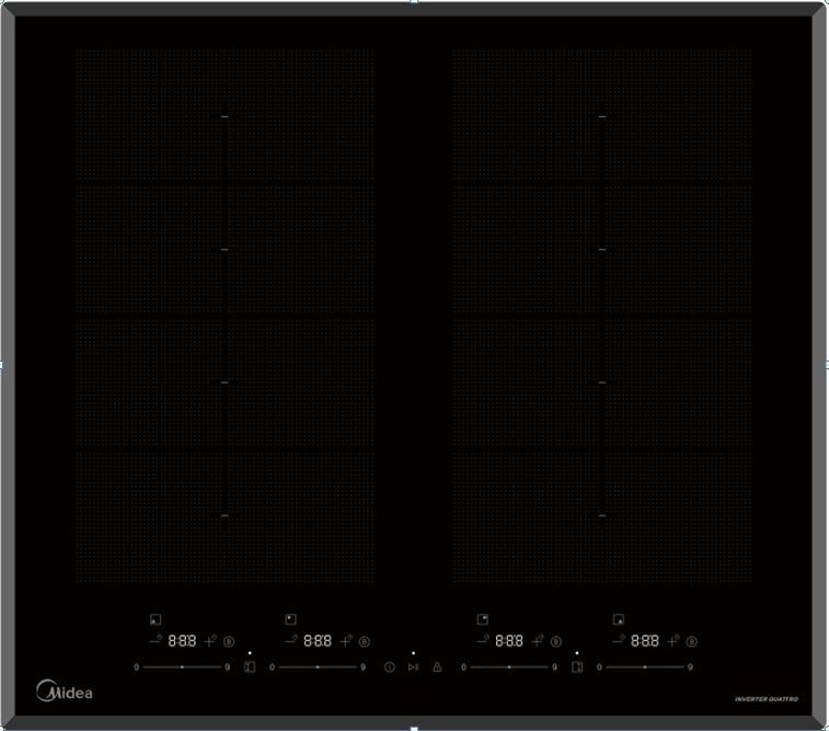 Фото товара: Midea MIH67880F индукционная поверхность