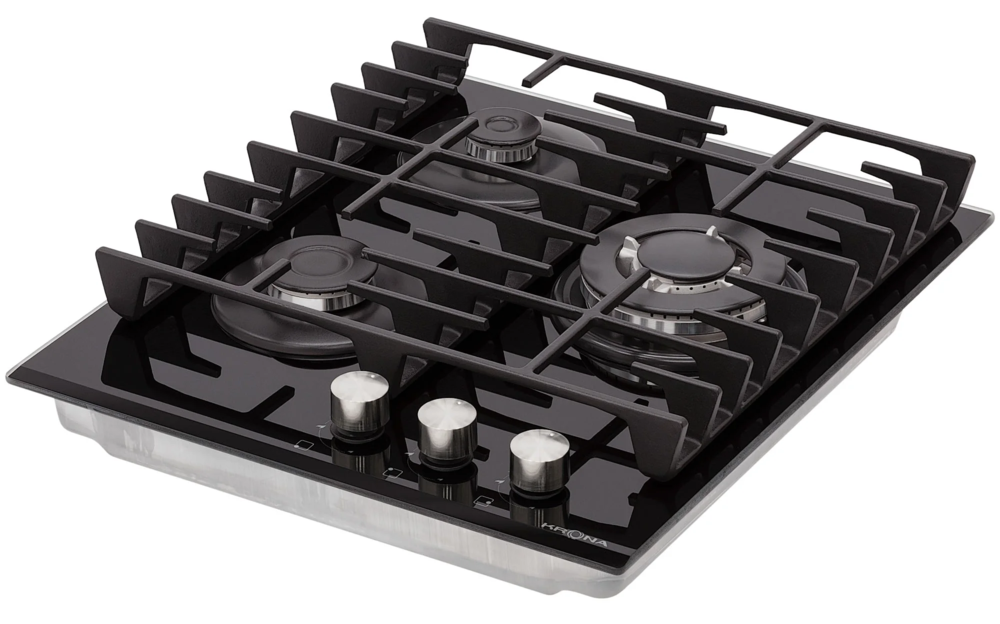 Krona HAGEL 45 BL W Детальное фото товара: Krona HAGEL 45 BL W газовая поверхность