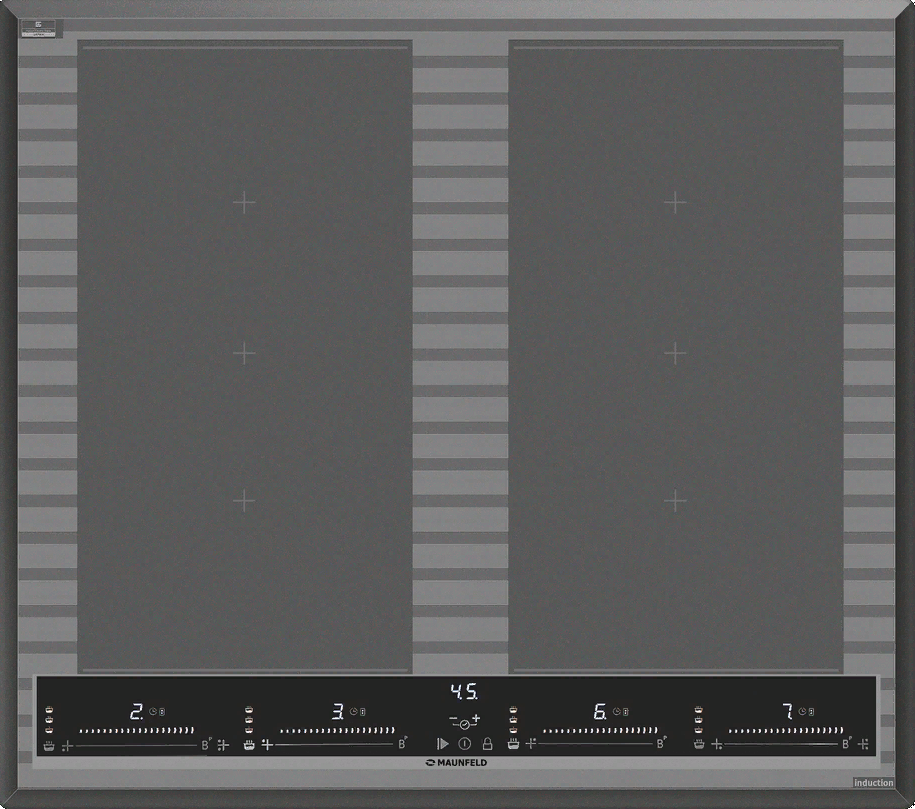 Фото товара: Maunfeld CVI594SF2MDGR LUX индукционная поверхность