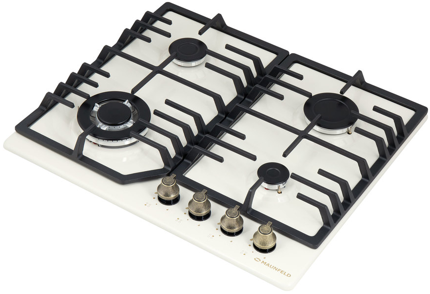 Maunfeld EGHE.64.43CBG.R/G Детальное фото товара: Maunfeld EGHE.64.43CBG.R/G газовая поверхность