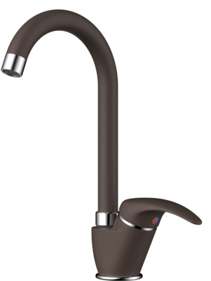 Фото товара: Omoikiri Umi-DC, смеситель, гранит, темный шоколад