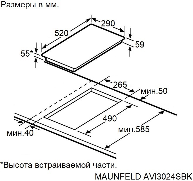 Схема встраивания