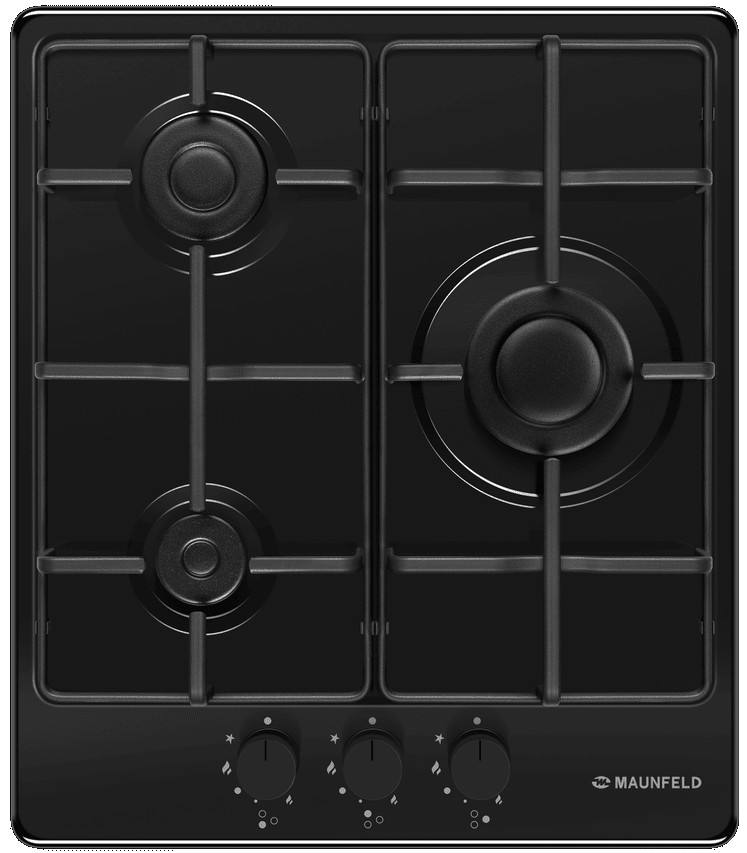 Фото товара: Maunfeld EGHE.43.3STS-EB2 газовая поверхность