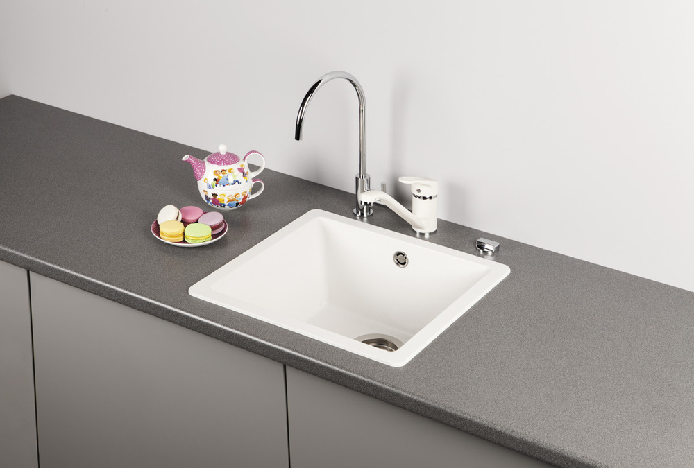 Детальное фото товара: Schock Quadro 50, мойка, гранит, альпина