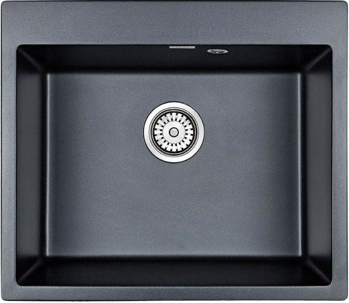Детальное фото товара: Paulmark KANTE 60, мойка, гранит, черный металлик