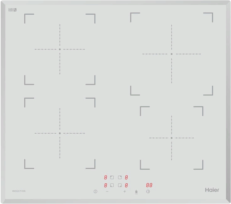 Фото товара: Haier HHY-Y64NVW индукционная поверхность