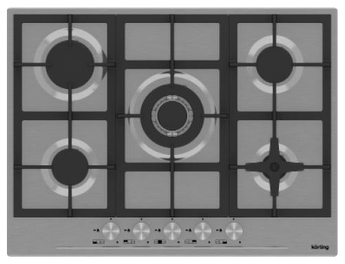Фото товара: Korting HG 765 CTX газовая поверхность