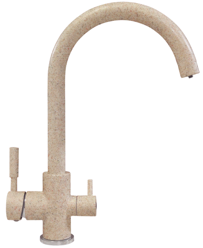 Фото товара: Polygran Элара Дуо, смеситель, песочный 302