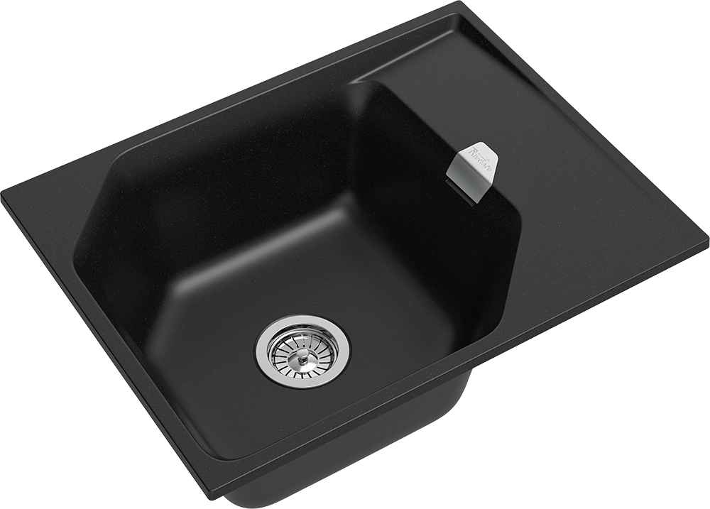 Детальное фото товара: Rivelato LOCUS LS-65 nero, мойка, гранит, черный