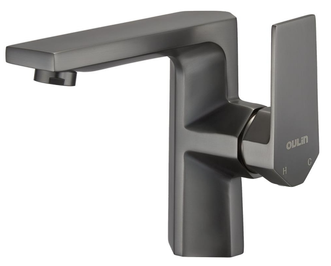 Детальное фото товара: Oulin OL-T9207Q, смеситель, графит (серый металик)
