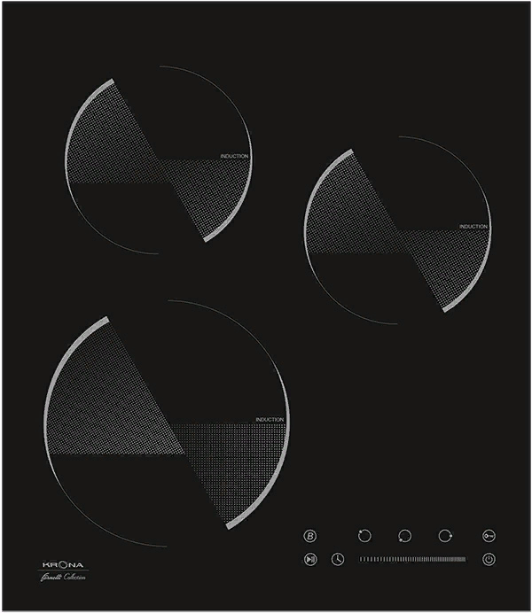Детальное фото товара: Krona OMBRA 45 BL индукционная поверхность