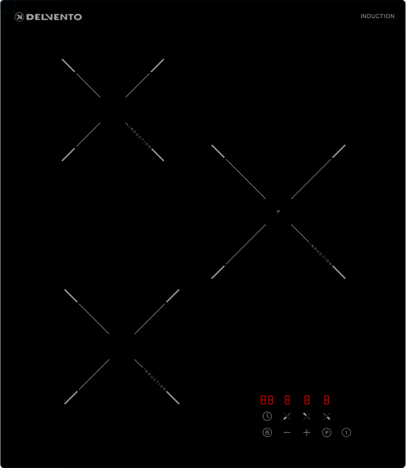 Фото товара: Delvento V45I73S100 индукционная поверхность
