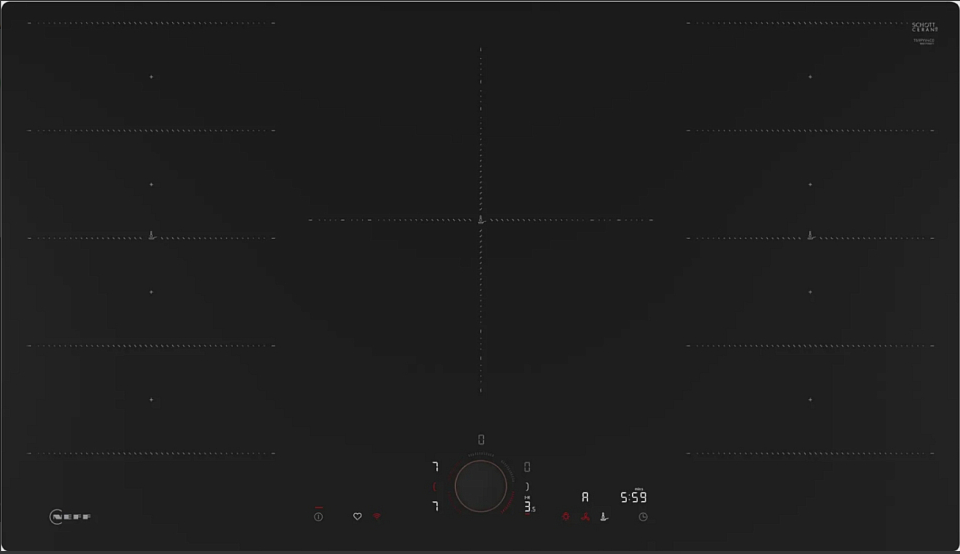 Фото товара: NEFF T69PYV4C0 индукционная поверхность