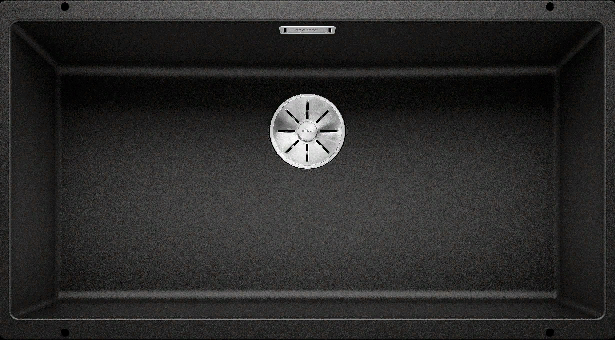 Фото товара: Blanco Subline 800-U, мойка, гранит, черный