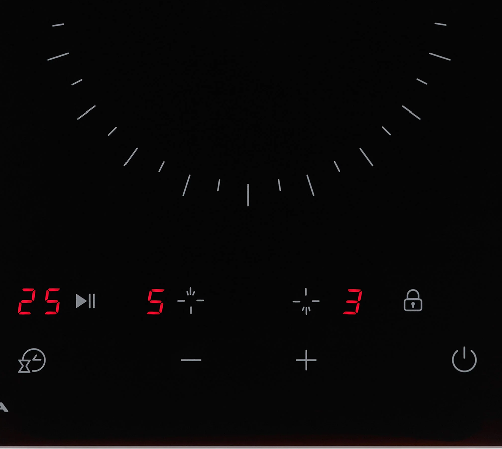 Детальное фото товара: Krona ZAUBER 30 BL TK стеклокерамическая поверхность