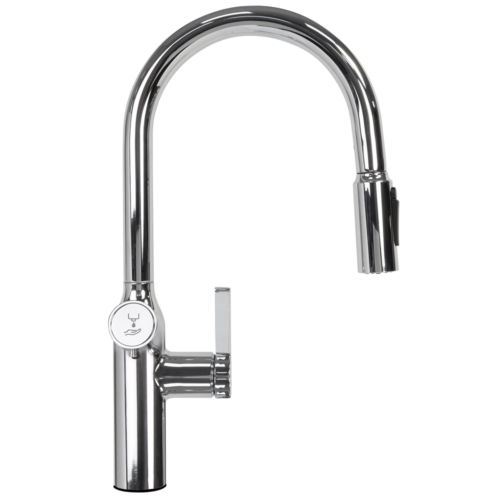 Фото товара: Zigmund & Shtain ZS 2500, смеситель, нержавеющая сталь