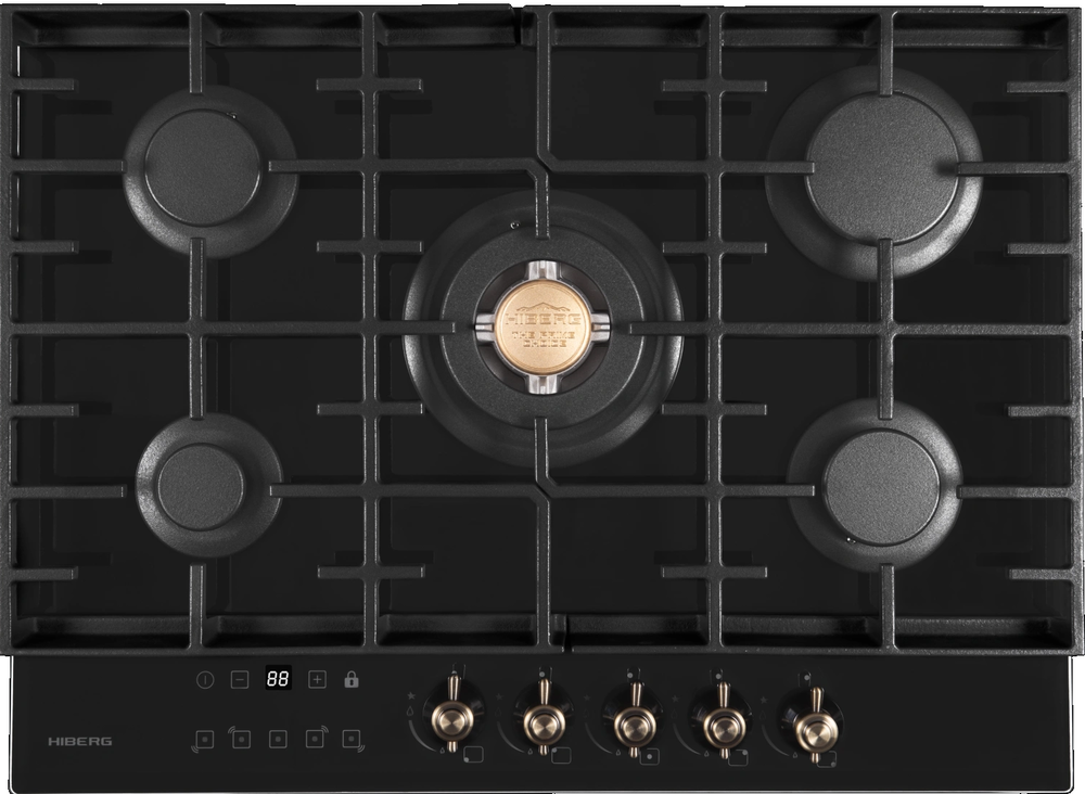Детальное фото товара: HIBERG VM 7155 B газовая поверхность