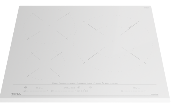 Teka IZC 63630 MST WHITE Детальное фото товара: Teka IZC 63630 MST WHITE индукционная поверхность