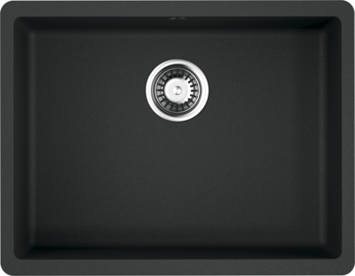 Omoikiri Kata 54-U-BL, мойка, гранит, черный Детальное фото товара: Omoikiri Kata 54-U-BL, мойка, гранит, черный