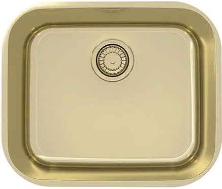 Детальное фото товара: ALVEUS VARIANT MONARCH 10 GOLD, мойка, нержавеющая сталь, золото (в компекте с выпуском без сифона)