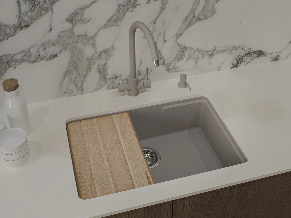 Детальное фото товара: GranFest URBAN 4565, мойка, гранит, серый