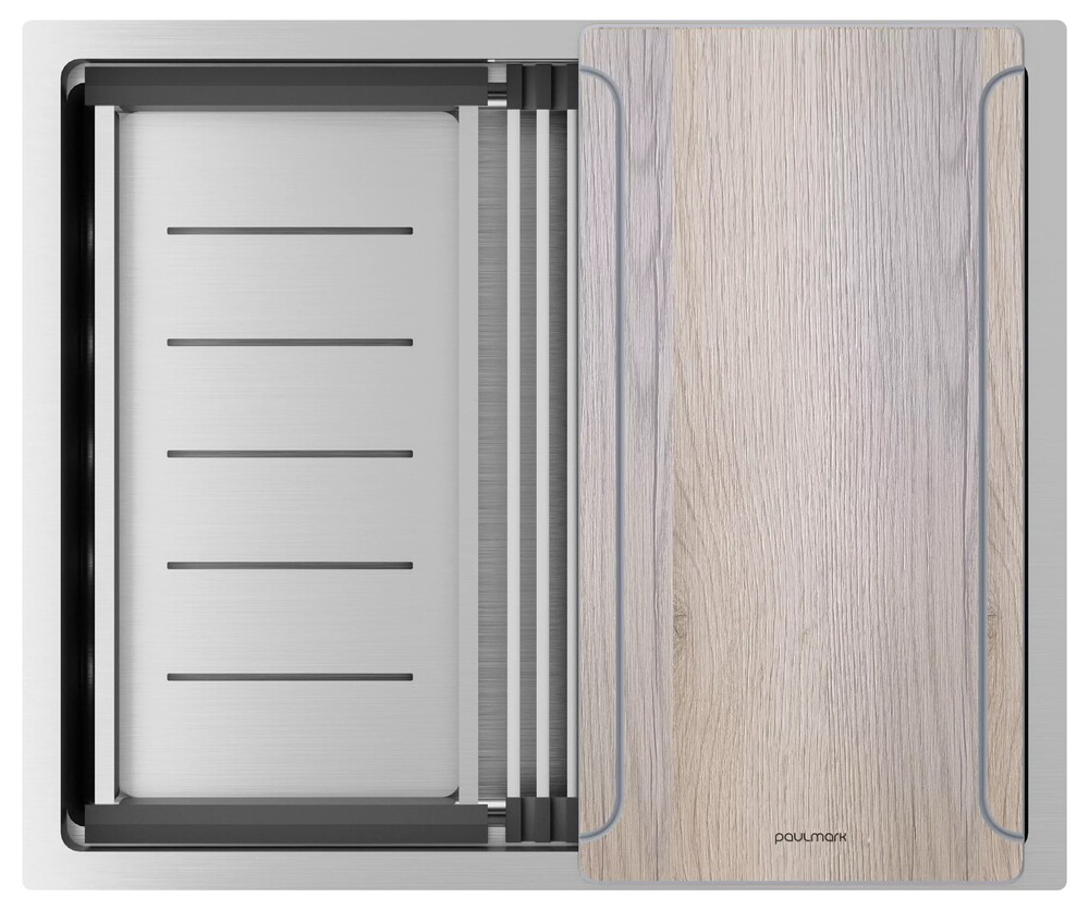 Фото товара: Paulmark NEXT-MULTI SINK 54 UNI, мойка, нержавеющая сталь брашированная