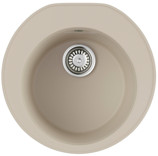 Фото товара: Omoikiri Miya 50R BE, мойка, гранит, ваниль