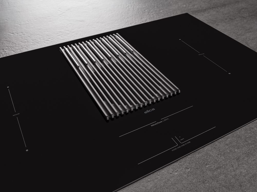 ELICA NIKOLATESLA LIBRA BL/F/83 Детальное фото товара: ELICA NIKOLATESLA LIBRA BL/F/83 индукционная поверхность