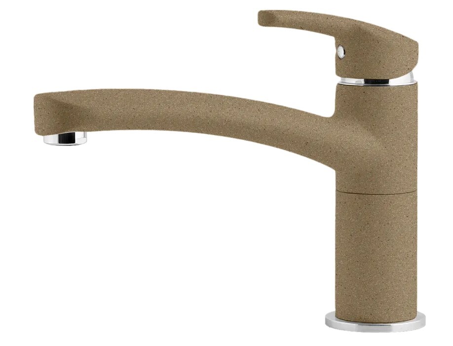 Фото товара: GranFest 2523, смеситель, мрамор, песочный