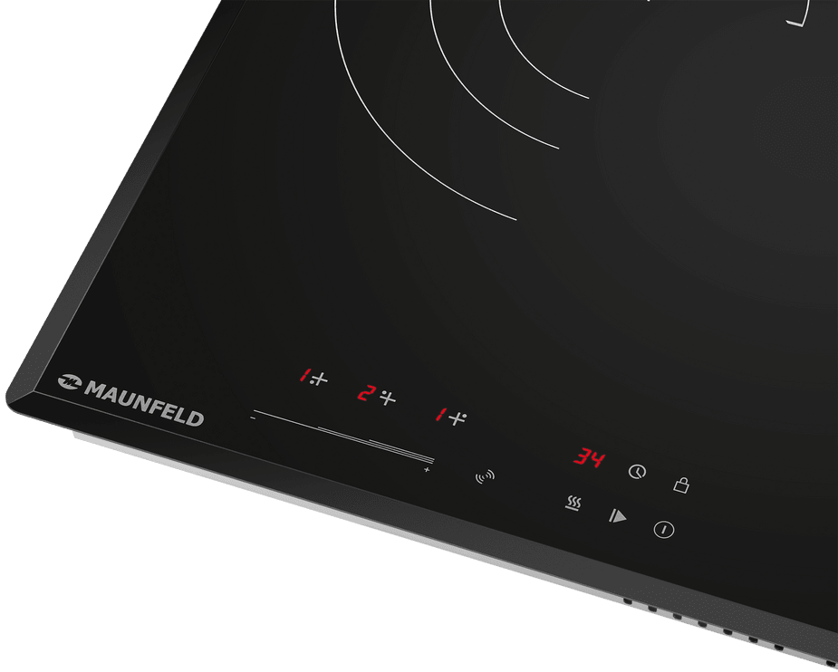 Детальное фото товара: Maunfeld CVCE593STBK LUX стеклокерамическая поверхность