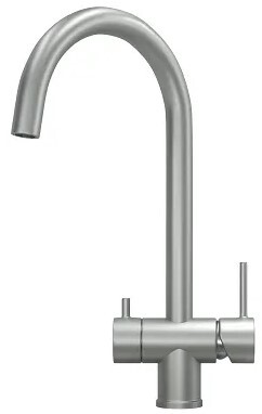 Фото товара: GRANULA 7104 смеситель, нержавеющая сталь, сталь матовая