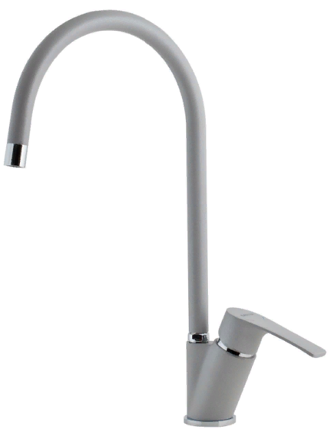 Ewigstein 50235016, смеситель, гранит, серый металлик Фото товара: Ewigstein 50235016, смеситель, гранит, серый металлик