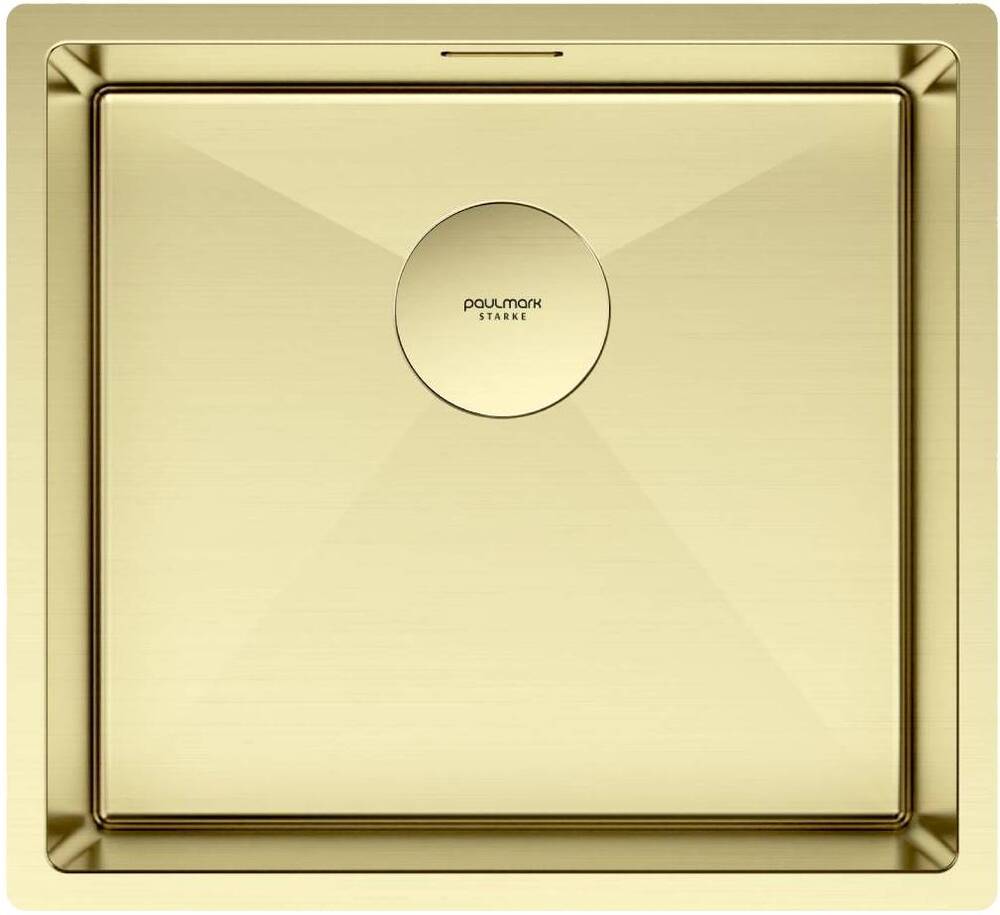 Фото товара: Paulmark NEXT 48 UNI, мойка, нержавеющая сталь, светлое золото