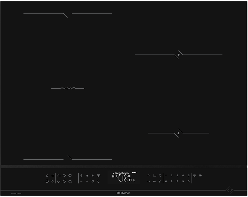 Фото товара: De Dietrich DPI4431B индукционная поверхность