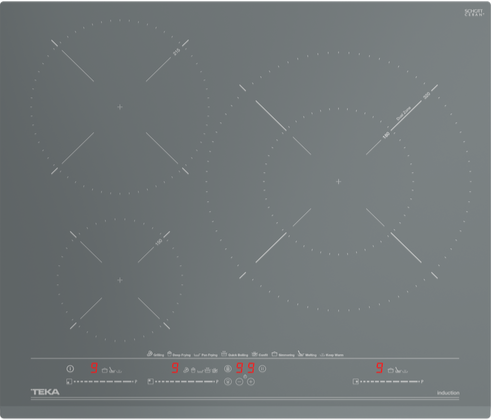Детальное фото товара: Teka IZC 63630 MST STONE GREY индукционная поверхность