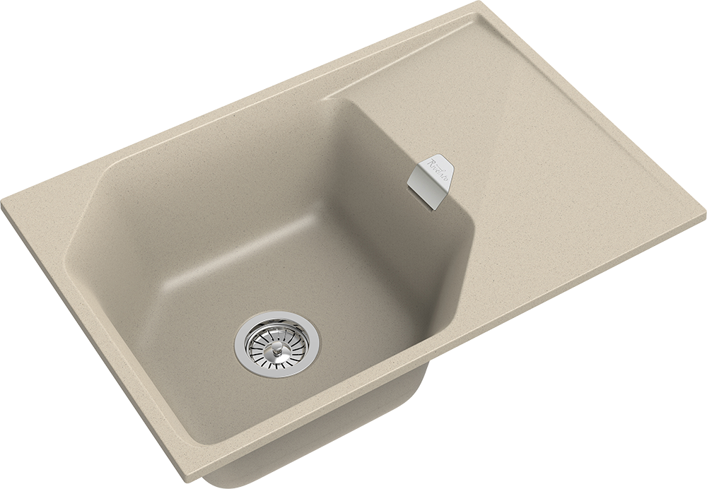 Детальное фото товара: Rivelato LOCUS LS-75 beige scuro, мойка, гранит, темно-бежевый