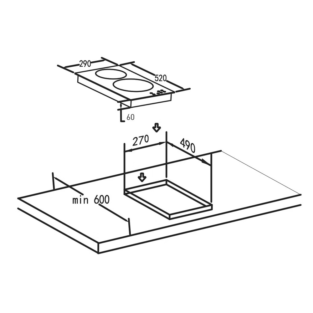 Детальное фото товара: making Oasis everywhere P-IBD индукционная поверхность
