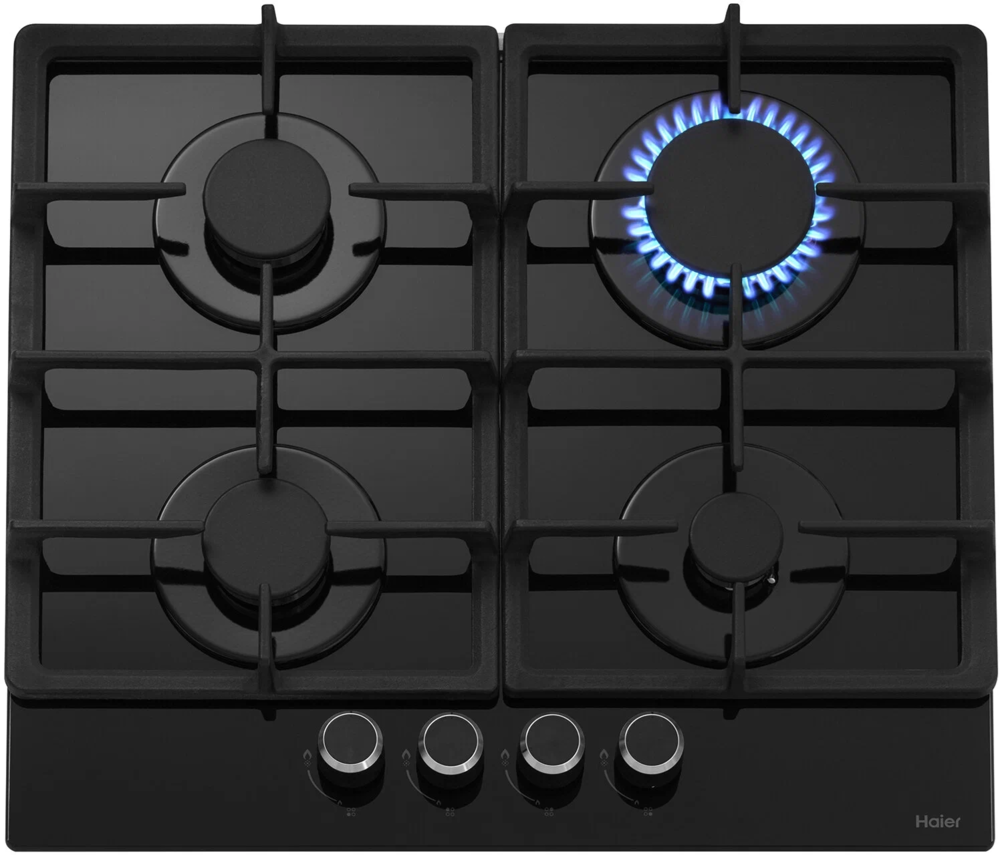 Haier HHX-G64CNB Детальное фото товара: Haier HHX-G64CNB газовая поверхность