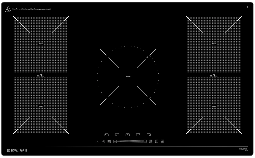 Фото товара: MEFERI MIH905BK ULTRA индукционная поверхность