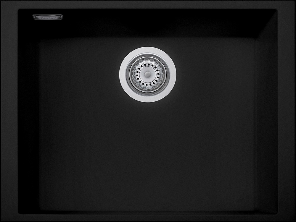 Фото товара: Rivelato STRIA SR-6053 nero profondo, мойка, керамика, черный